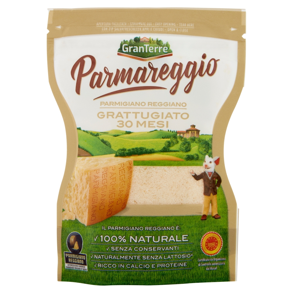 Parmigiano Reggiano Grattugiato 30 mesi DOP, 60 g